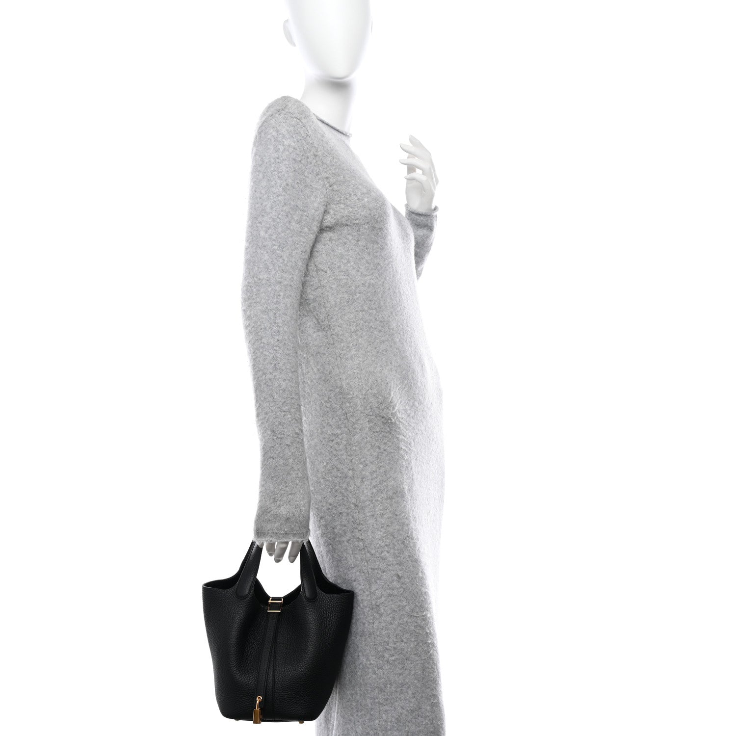 Hermes Taurillon Clemence Picotin Lock 18 PM Black 2 of 9