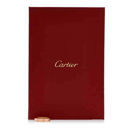 Cartier 18K Pink Gold 3.5mm LOVE Wedding Band Ring 52 6 5 of 5