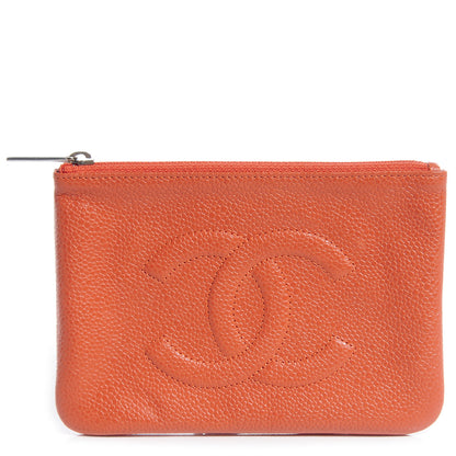 Chanel Caviar Key Holder Case Orange 1 of 8