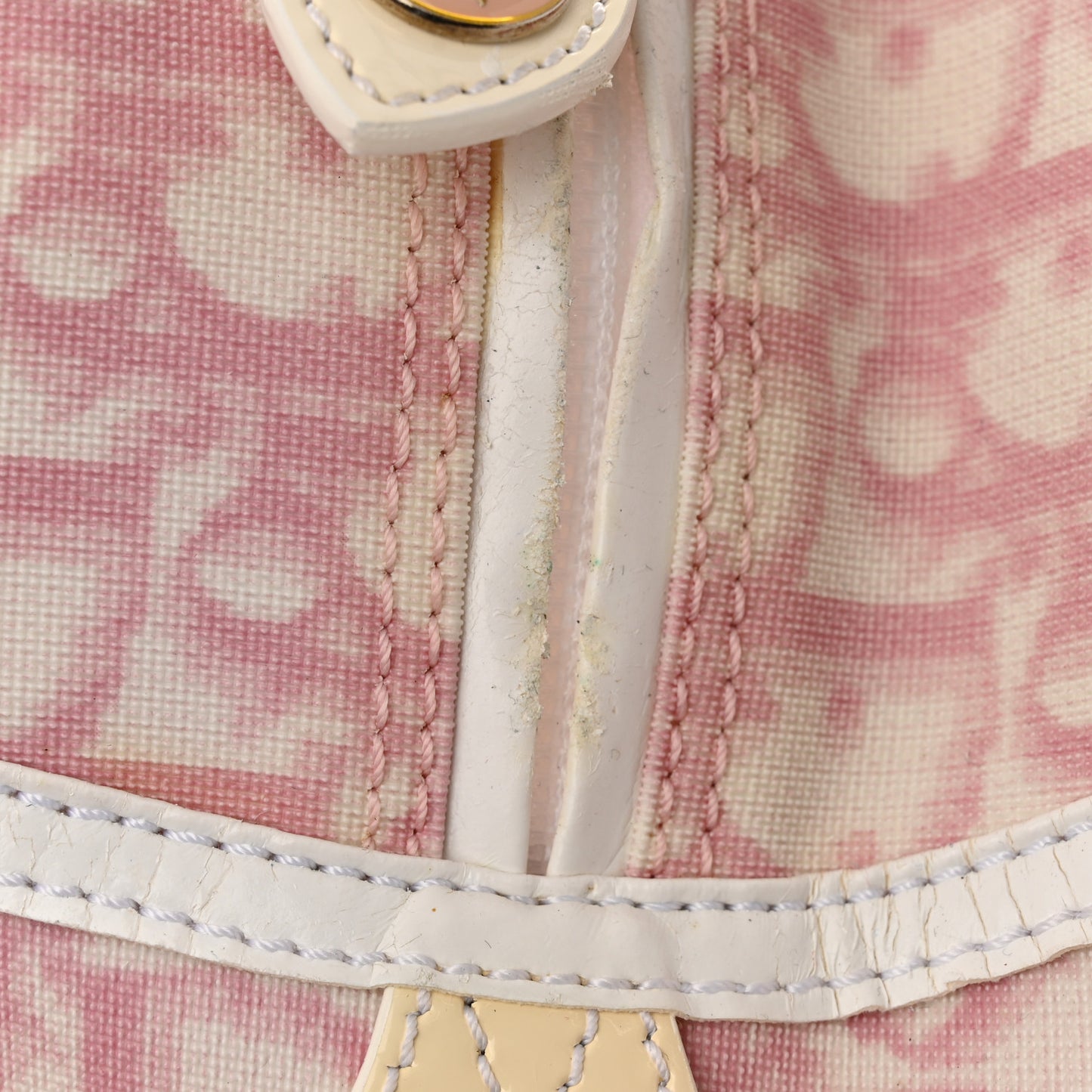 Monogram PVC Bowler Pink