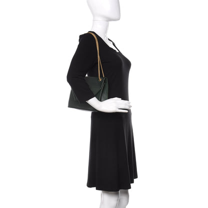 Saint Laurent Calfskin Medium Classic Betty Dark Green 2 of 18