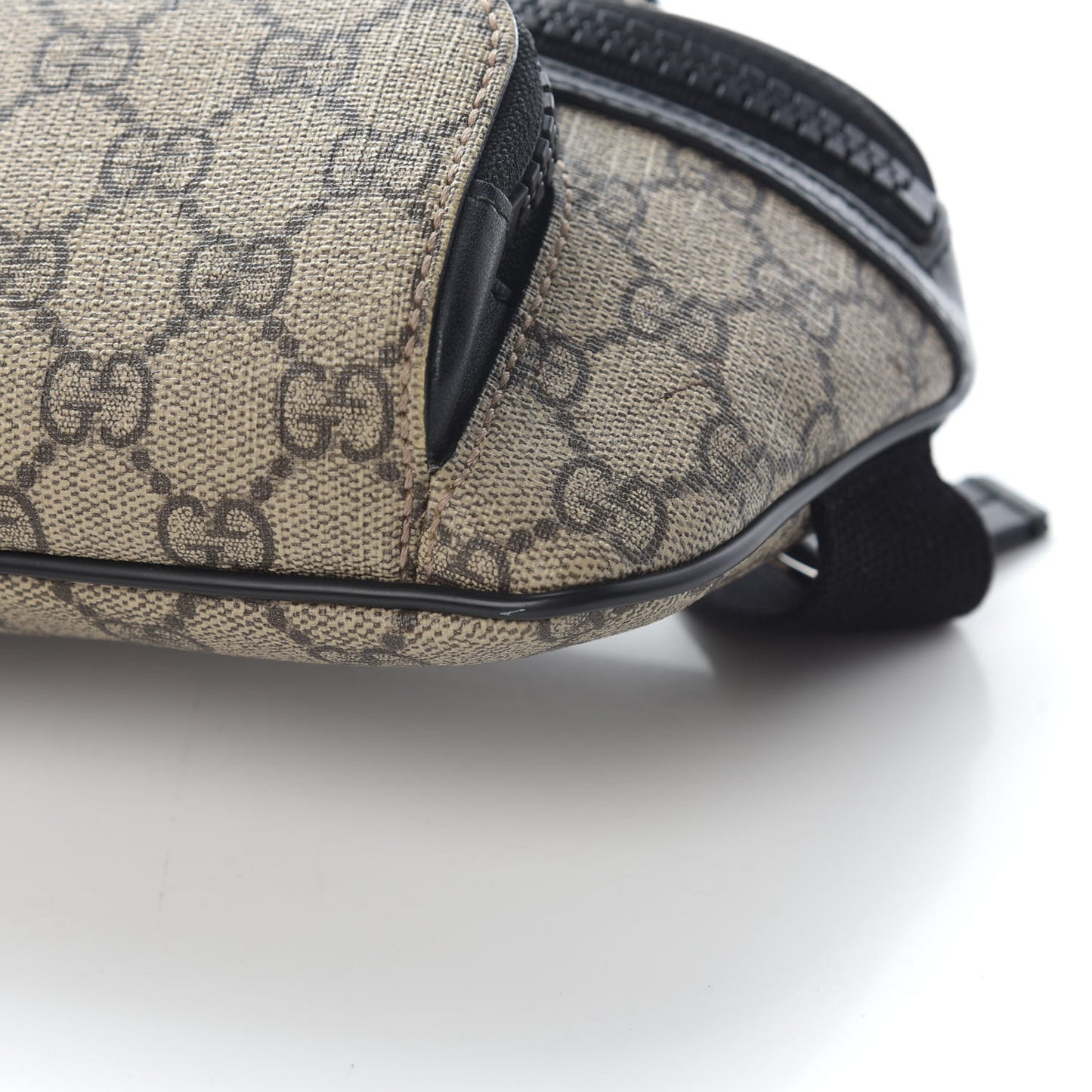 GG Supreme Monogram Belt Bag Black