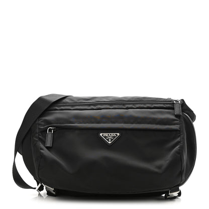 Prada Nylon Tessuto Montagna Messenger Bag Black 1 of 10