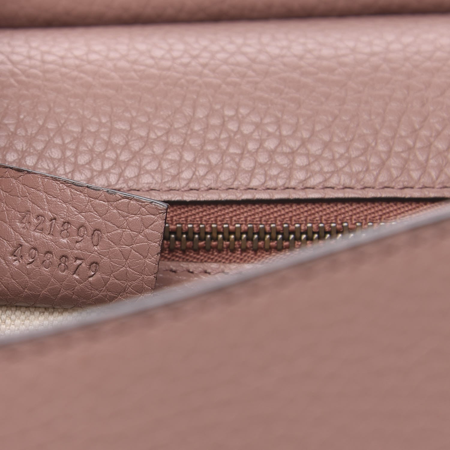 Gucci Calfskin Small GG Marmont Top Handle Bag Rosy Phard 7 of 12