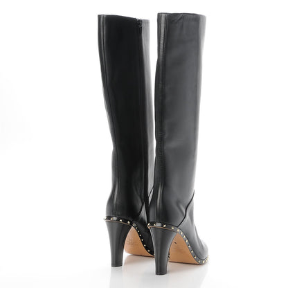 Valentino Garavani Nappa Soul Rockstud Boots 37 Black 5 of 12