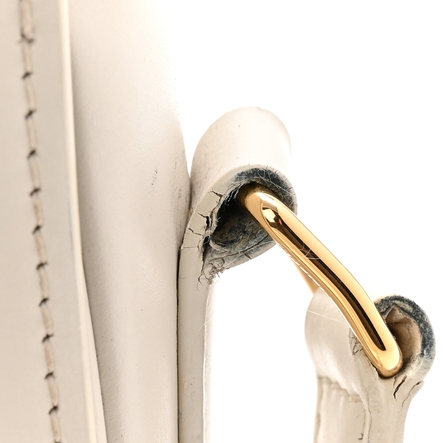 Celine Shiny Calfskin Teen Triomphe Arctic White 13 of 13