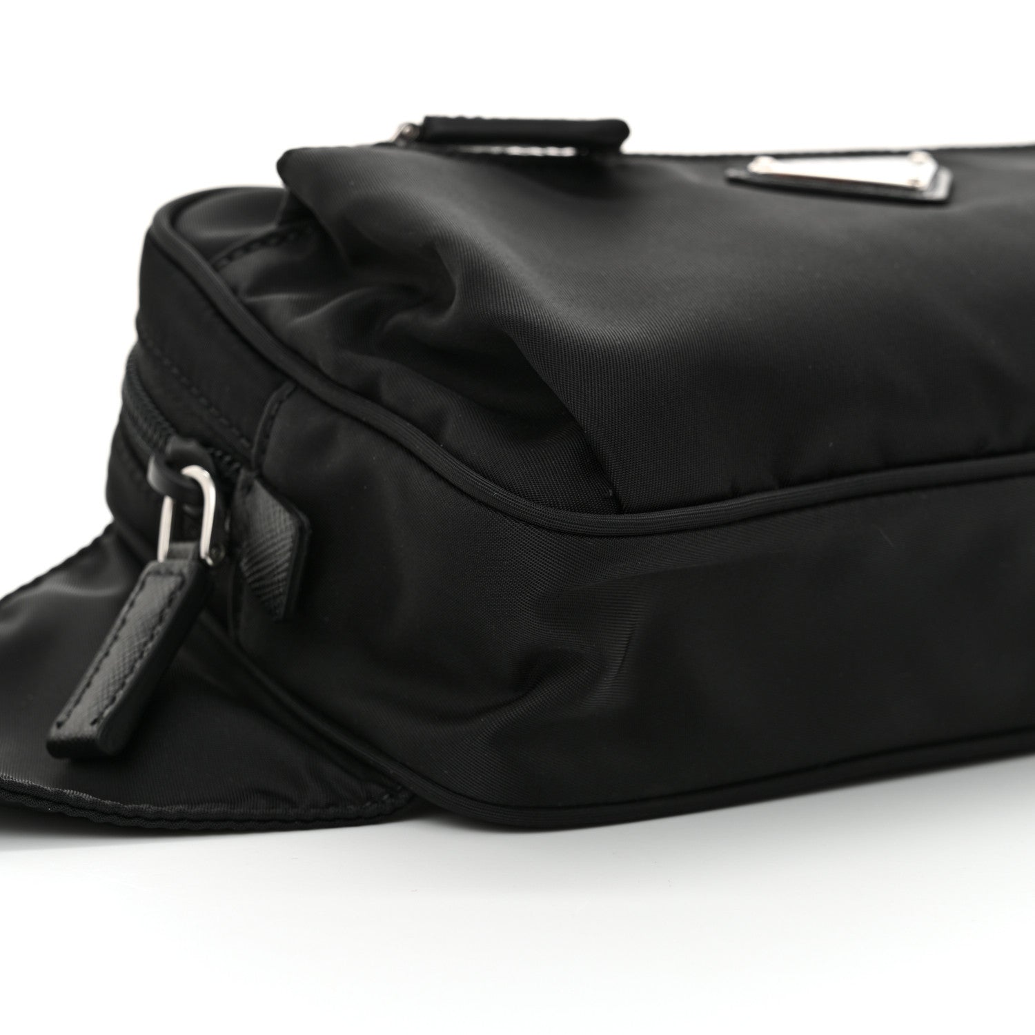 Prada Re-Nylon Saffiano Belt Bag Black 8 of 9