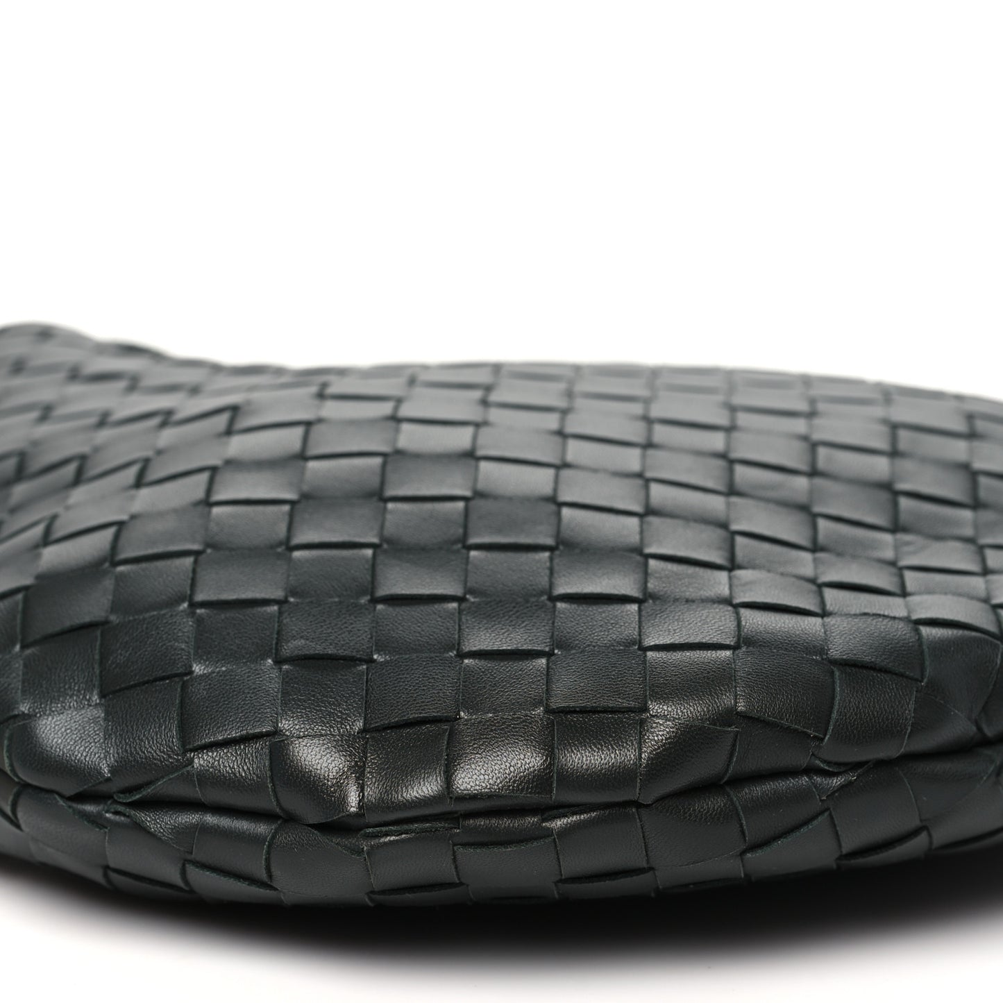 Nappa Intrecciato Medium Solstice Hobo Dark Green