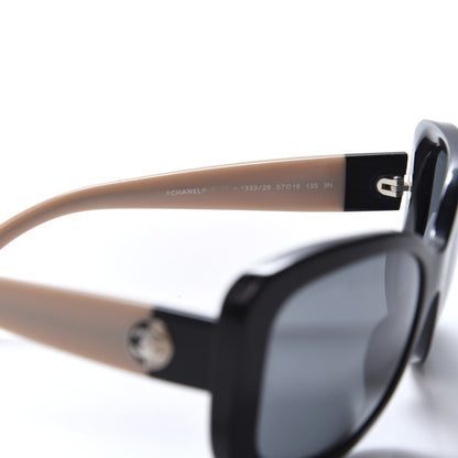 Chanel Acetate CC Sunglasses 5322 Black Beige 7 of 7