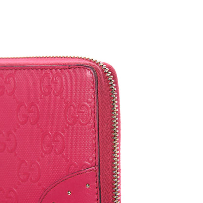 Gucci HIlary Lux GG Monogram Embossed Studded Zip Around Wallet Blossom 14 of 16