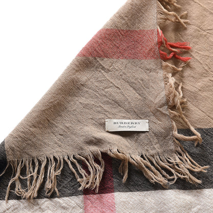 Burberry Merino Wool House Check Scarf Brown 3 of 4