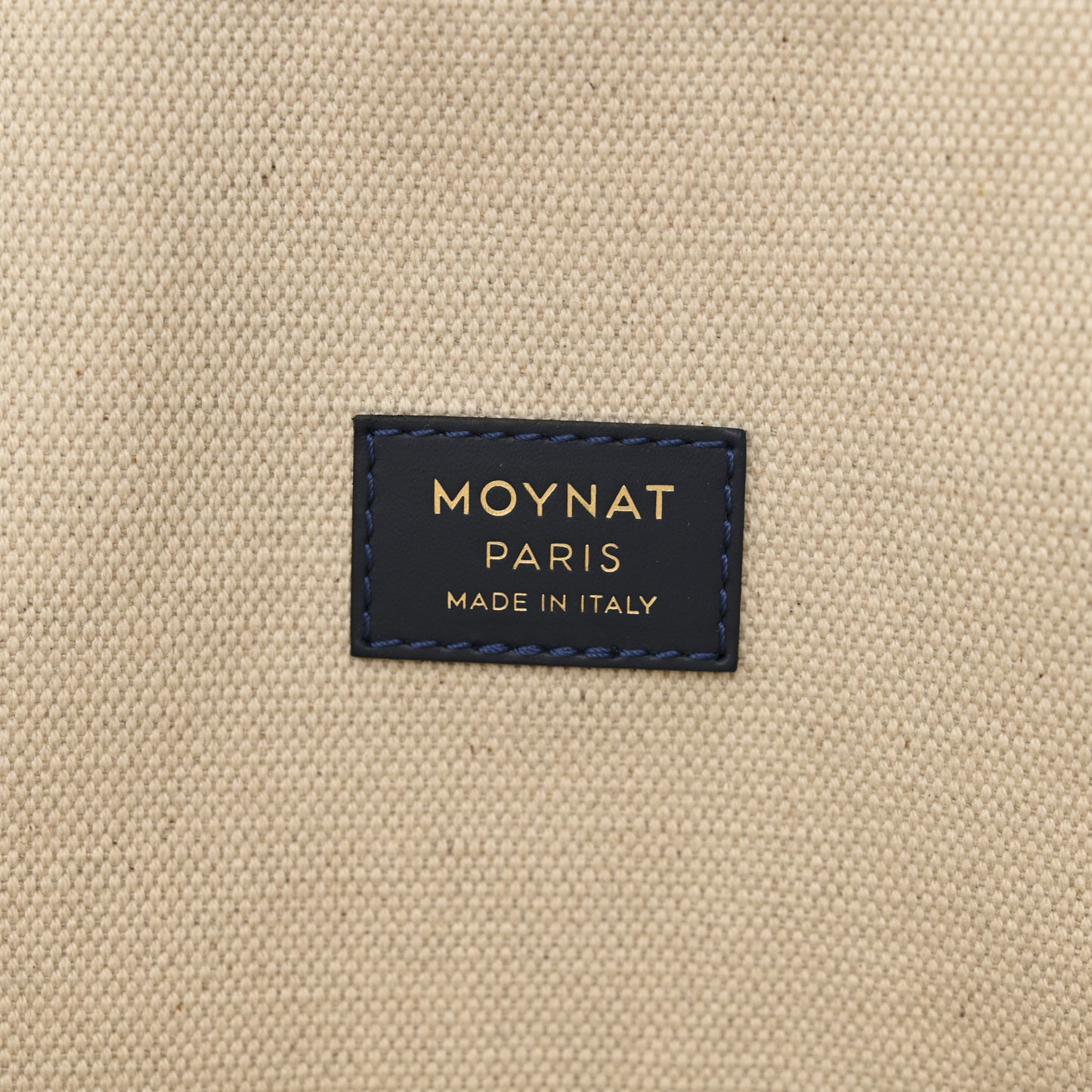 Grained Calfskin Canvas 1920 Oh! Tote Ruban MM Indigo Bronze