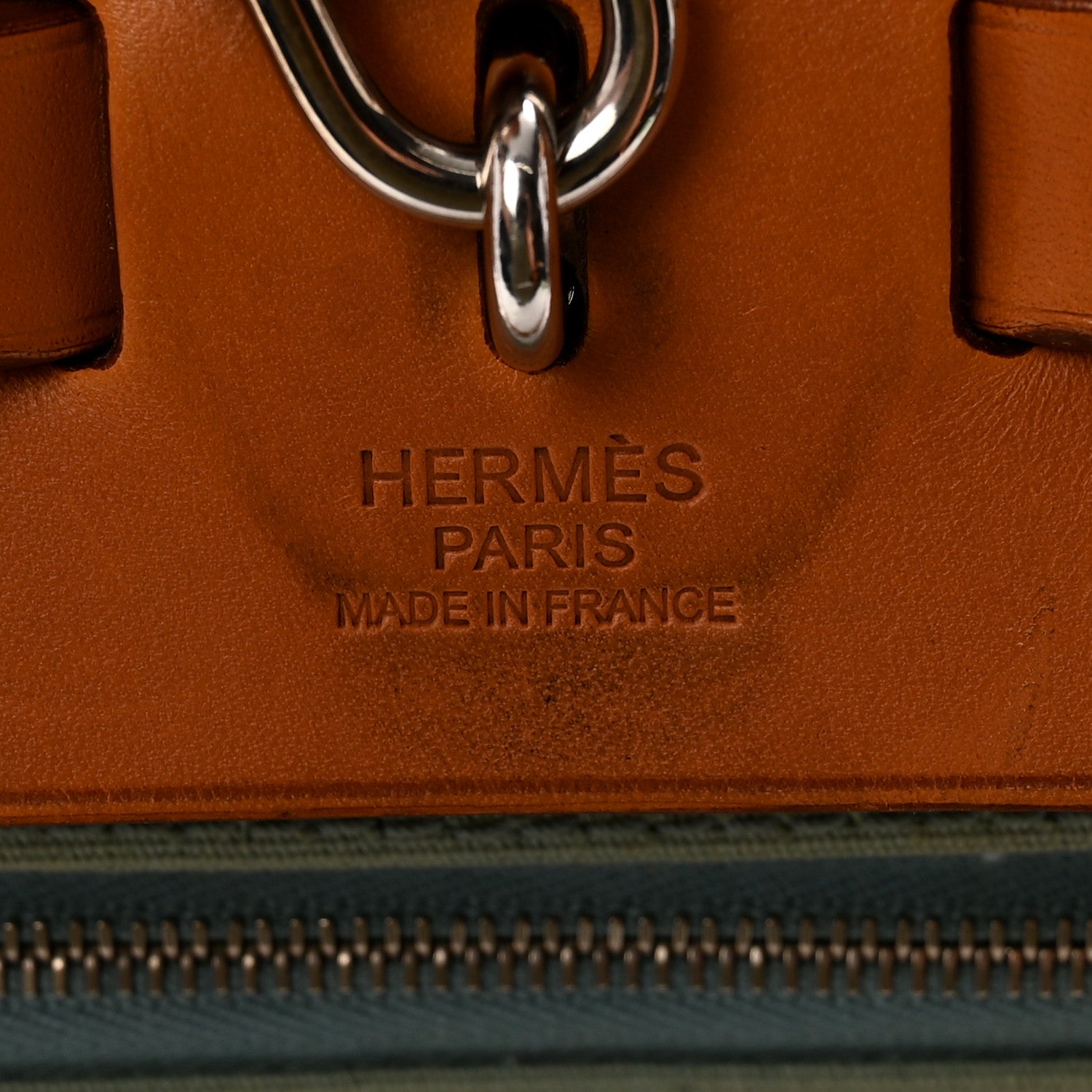 Hermes Vache Hunter Toile Herbag Zip 31 PM 6 of 10