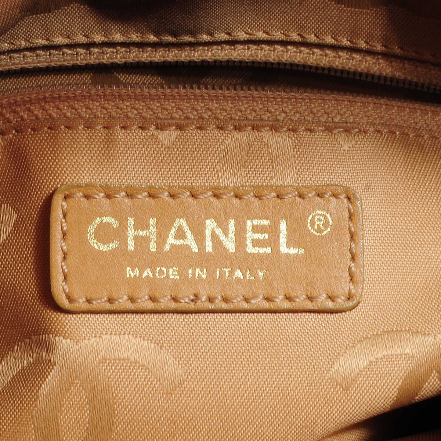 Caviar CC Stitched Shoulder Bag Yellow