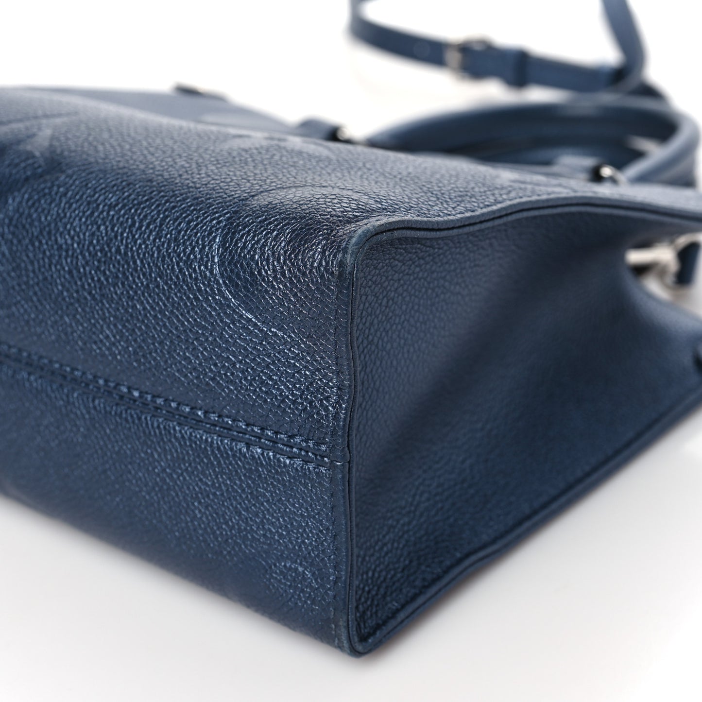 Metallic Empreinte Monogram Giant Onthego PM Navy Nacre