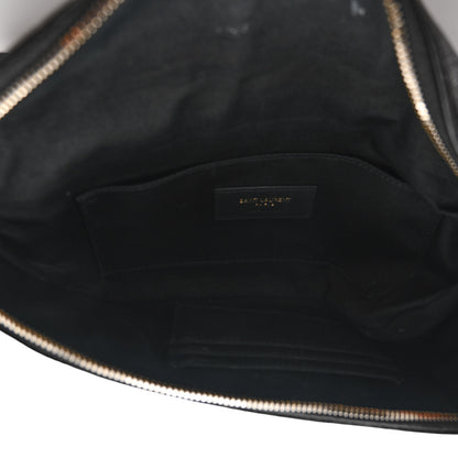 Saint Laurent Grain De Poudre Monogram Belt Bag Black 5 of 9