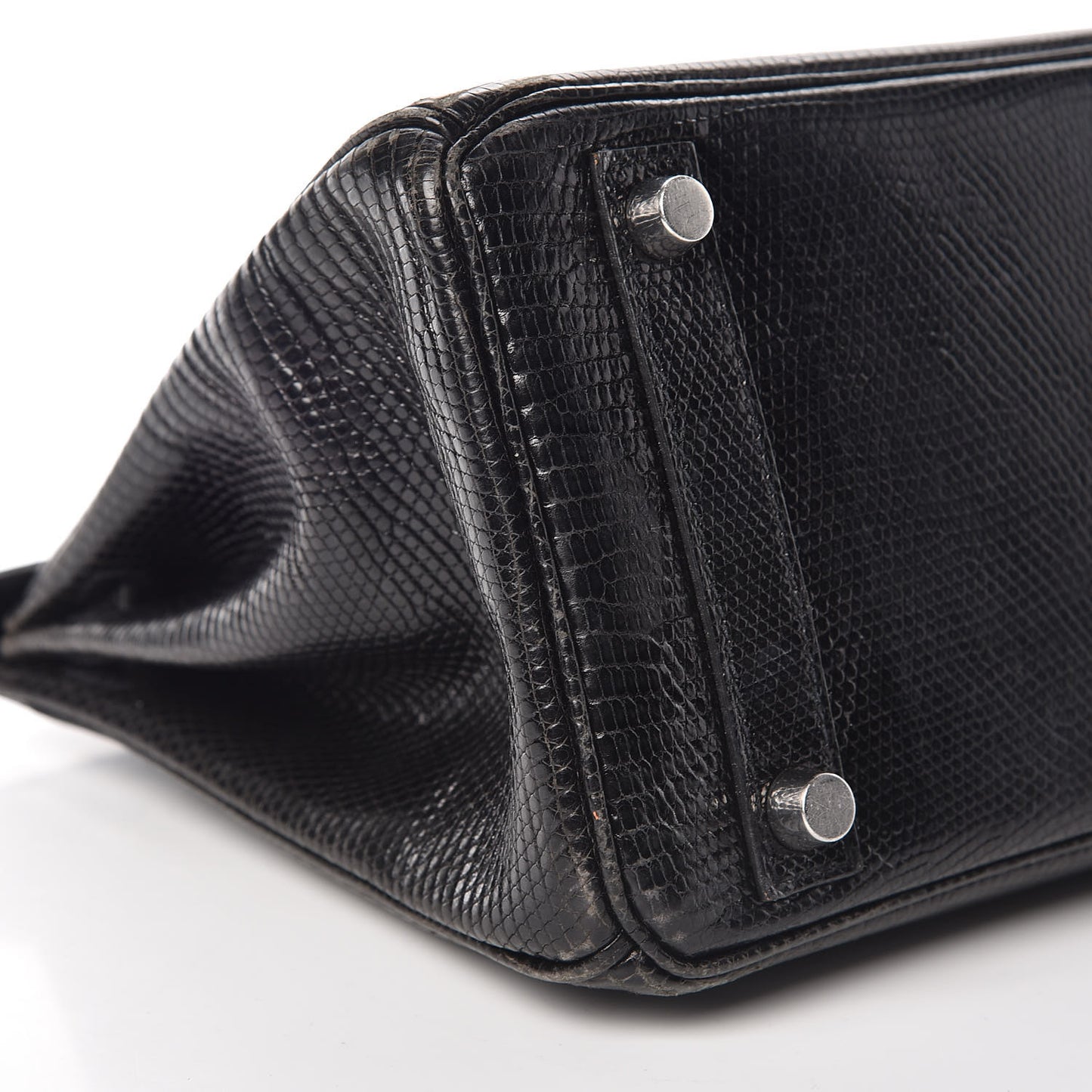 Lizard Birkin 25 Black