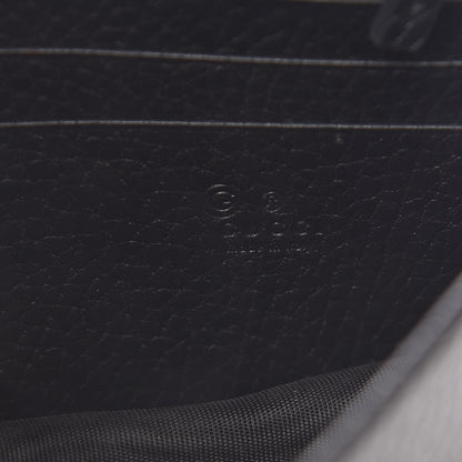 Gucci Dollar Calfskin Interlocking G Chain Wallet Black 6 of 14