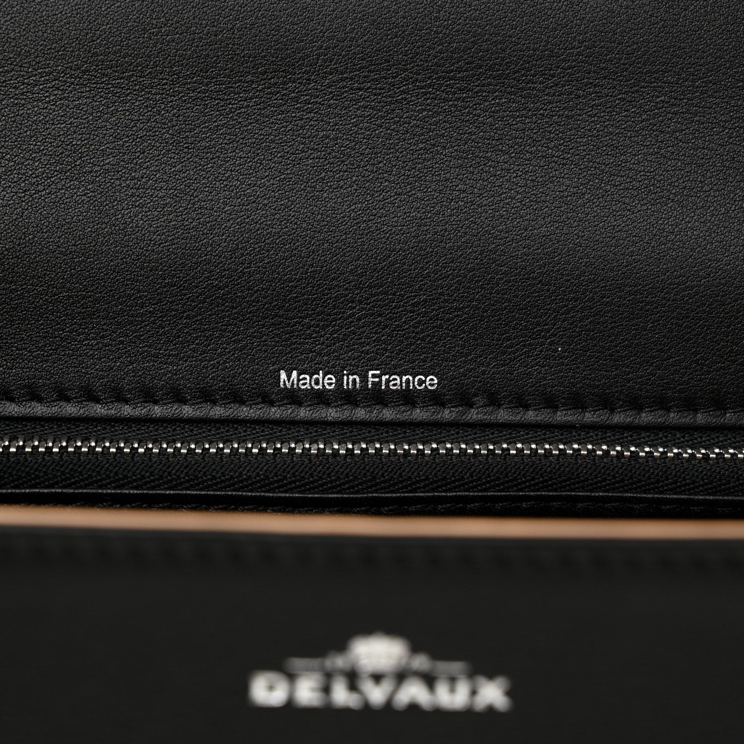 Delvaux Calfskin MM Tempete Satchel Black 6 of 10