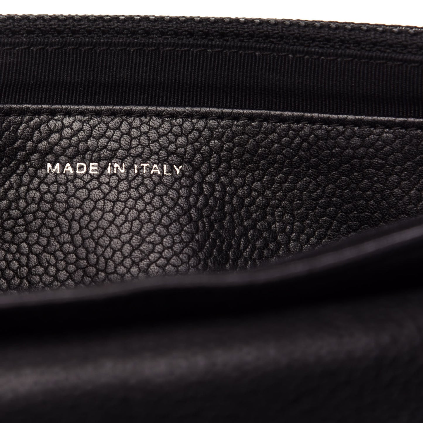 Caviar Half Moon Wallet On Chain WOC Black
