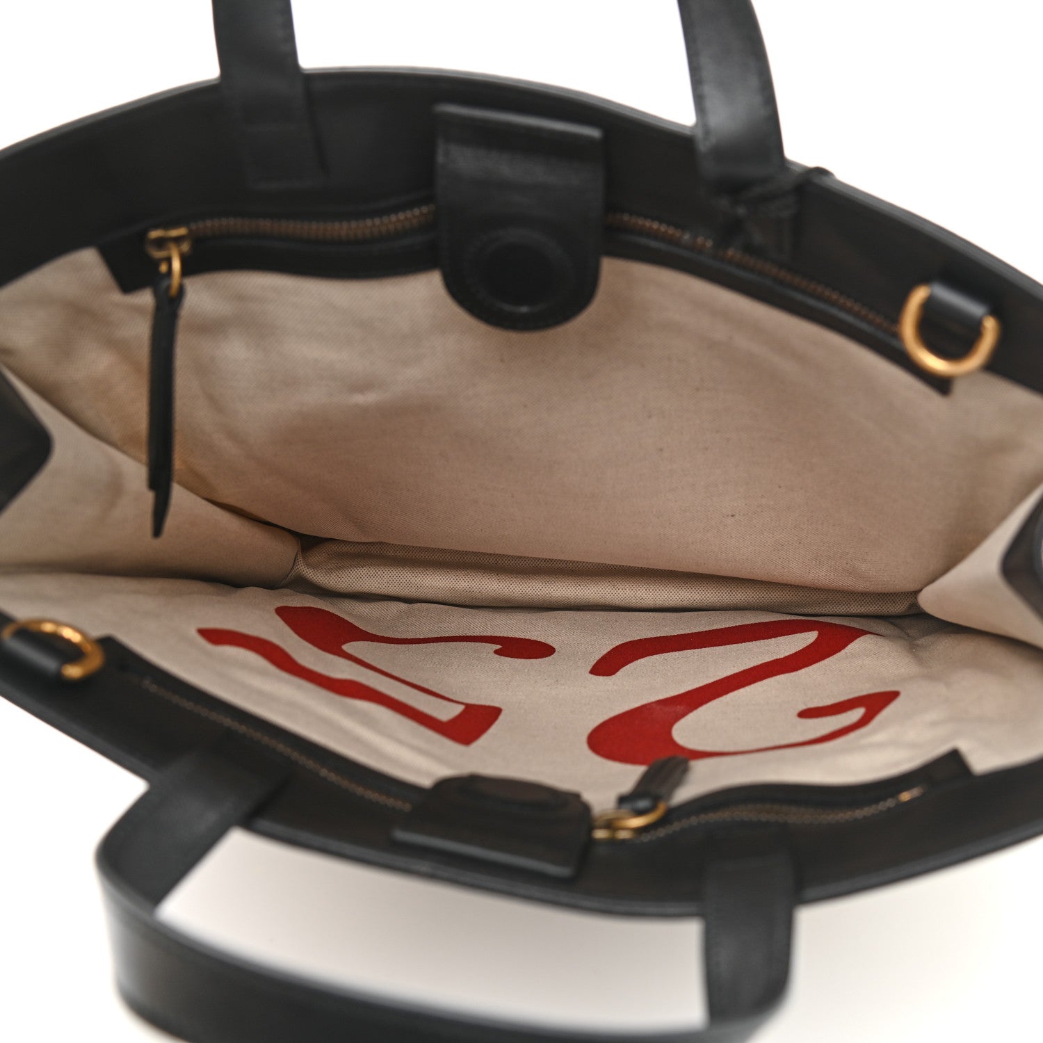 Gucci GG Supreme Monogram L'Aveugle Par Amour Print Vertical Tote Black 4 of 8