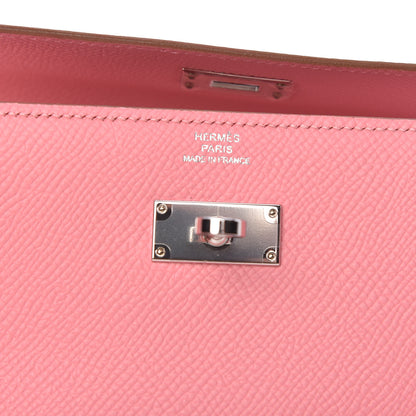 Hermes Epsom Medium Kelly Wallet Rose Confetti 6 of 8