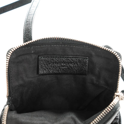 Balenciaga Agneau Classic Hardware Phone Holder Bag Black 6 of 7