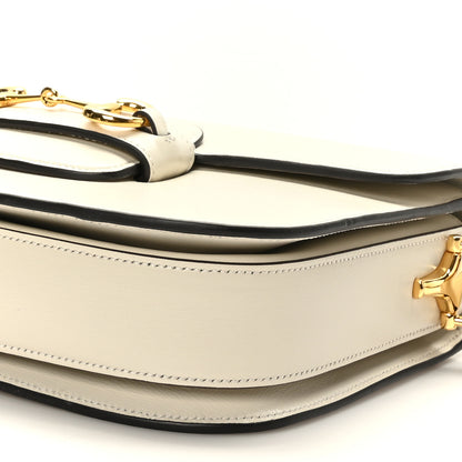 Gucci Azalea Calfskin Horsebit 1955 Shoulder Bag Mystic White 10 of 10