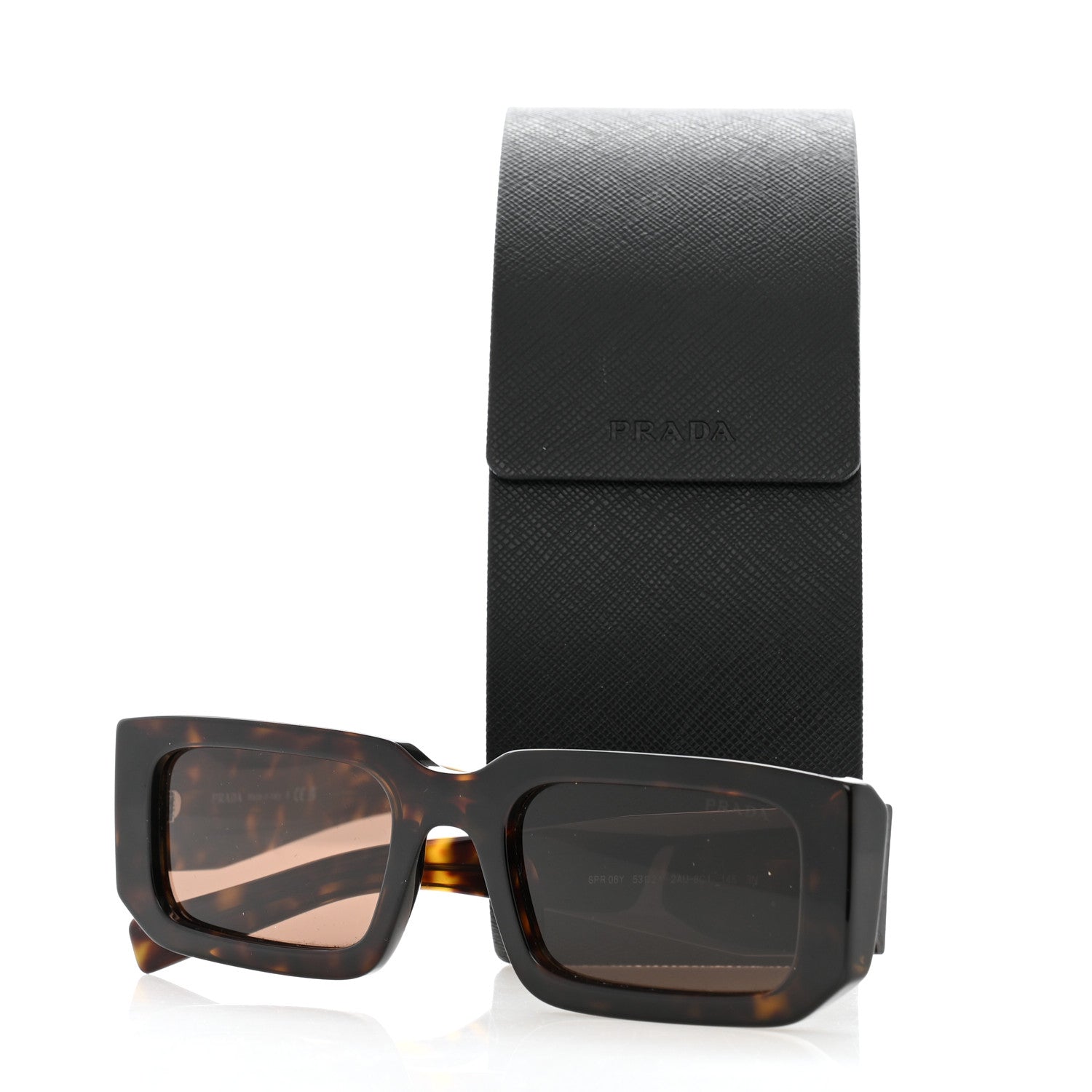 Prada Acetate Symbole Sunglasses SPR 06Y Tortoise 8 of 8