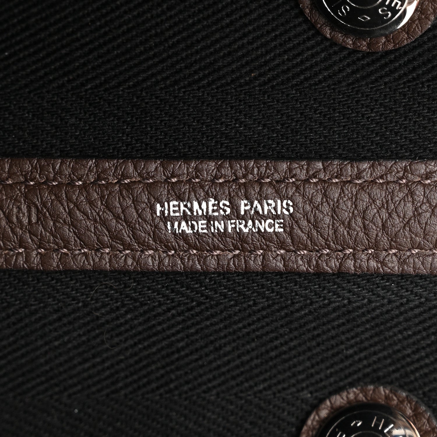 Hermes Toile Negonda Garden Party 30 TPM Black Chocolate 6 of 11