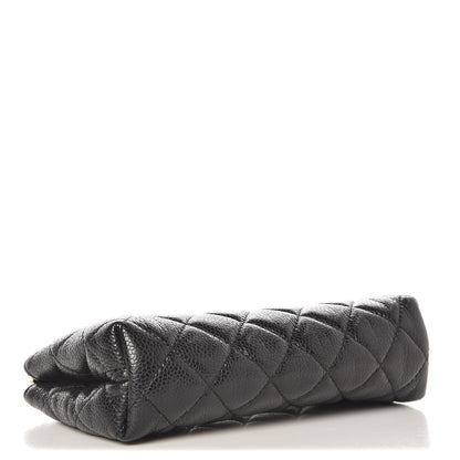 Chanel Caviar Quilted Cosmetic Case Black 14 of 21