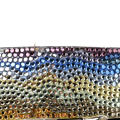 Judith Leiber Crystal Watermelon Slice Minaudiere Clutch Silver Multicolor 10 of 10