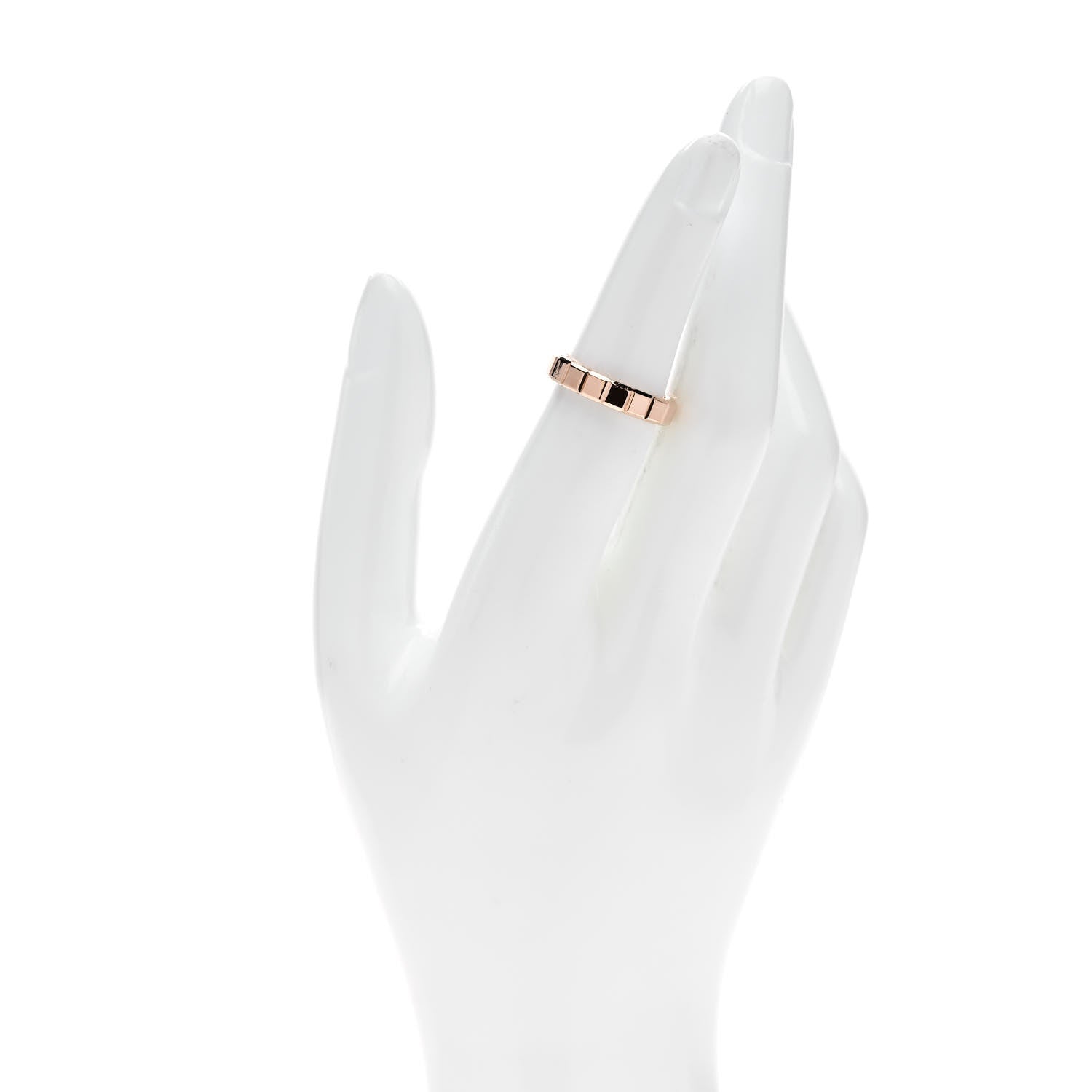 Chopard 18K Rose Gold Ice Cube Band Ring 51 5.75 2 of 5
