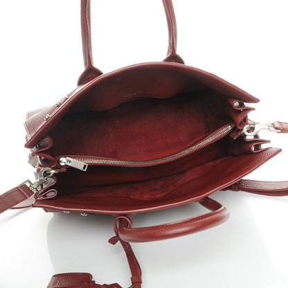 Saint Laurent Grained Calfskin Small Supple Sac De Jour Dark Pallisandre 6 of 8
