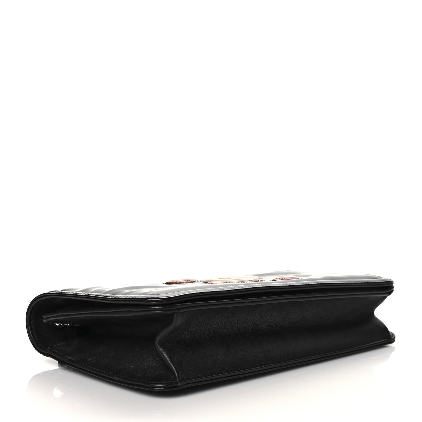 Vinyl Lipstick Flap Black