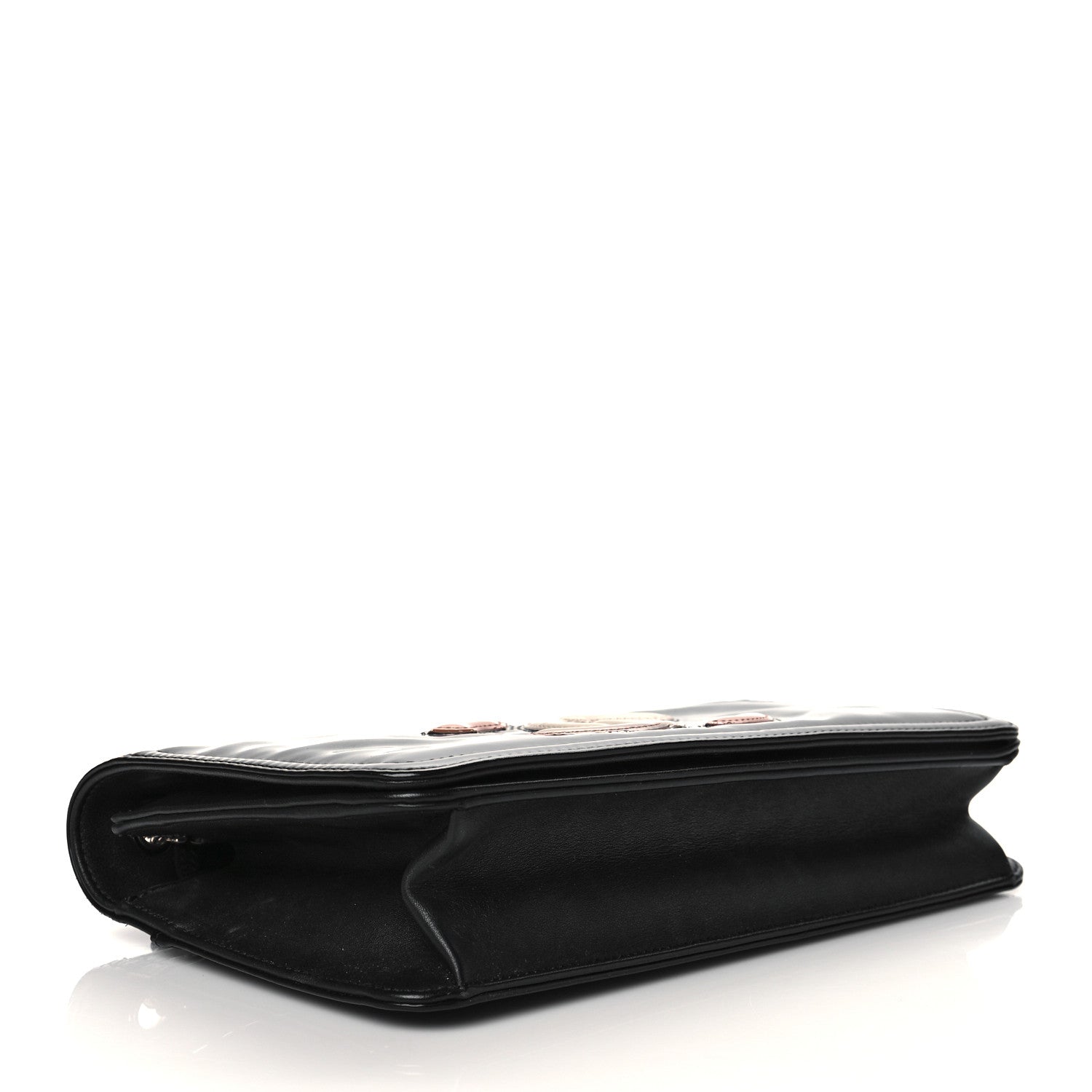 Chanel Vinyl Lipstick Flap Black 3 of 9