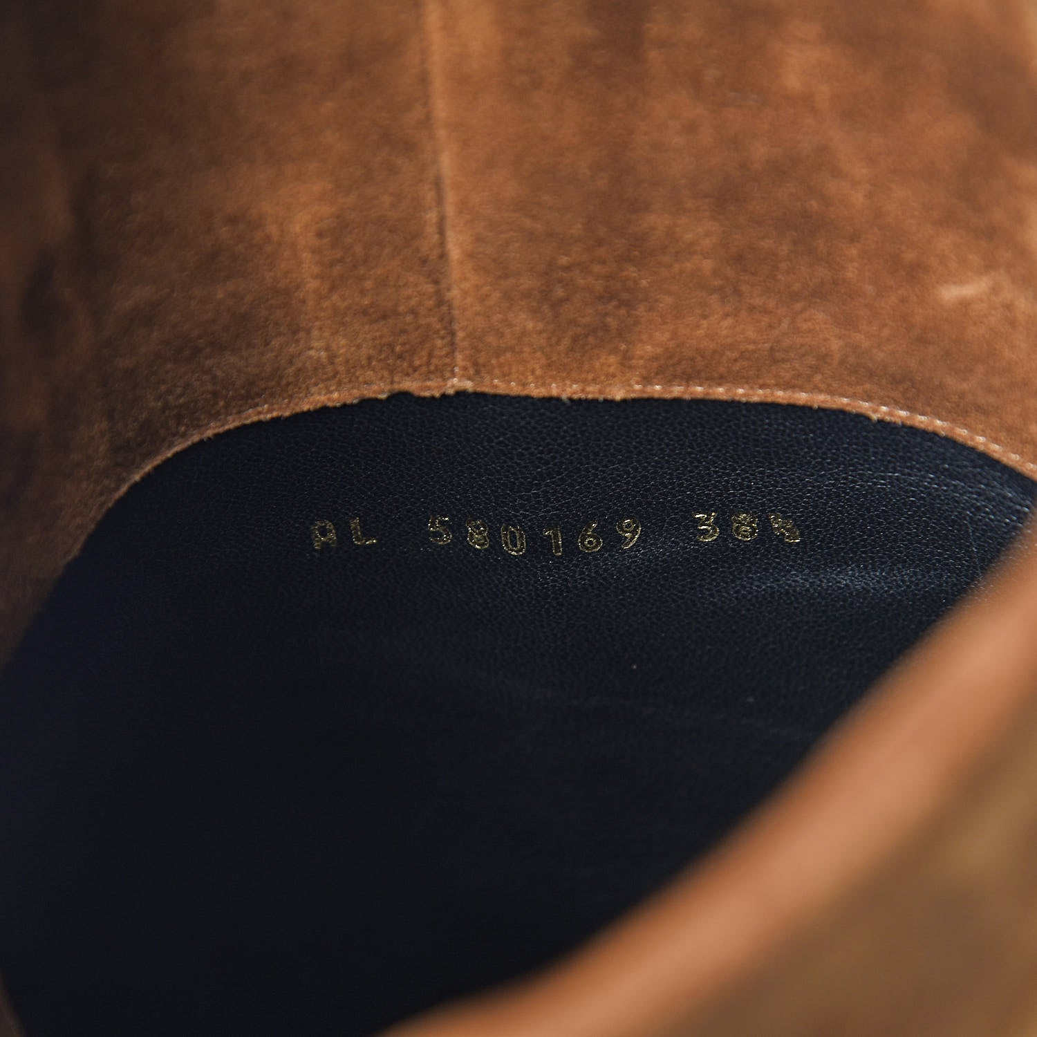 Saint Laurent Suede Kiki Over The Knee Boots 38.5 Brown 7 of 7