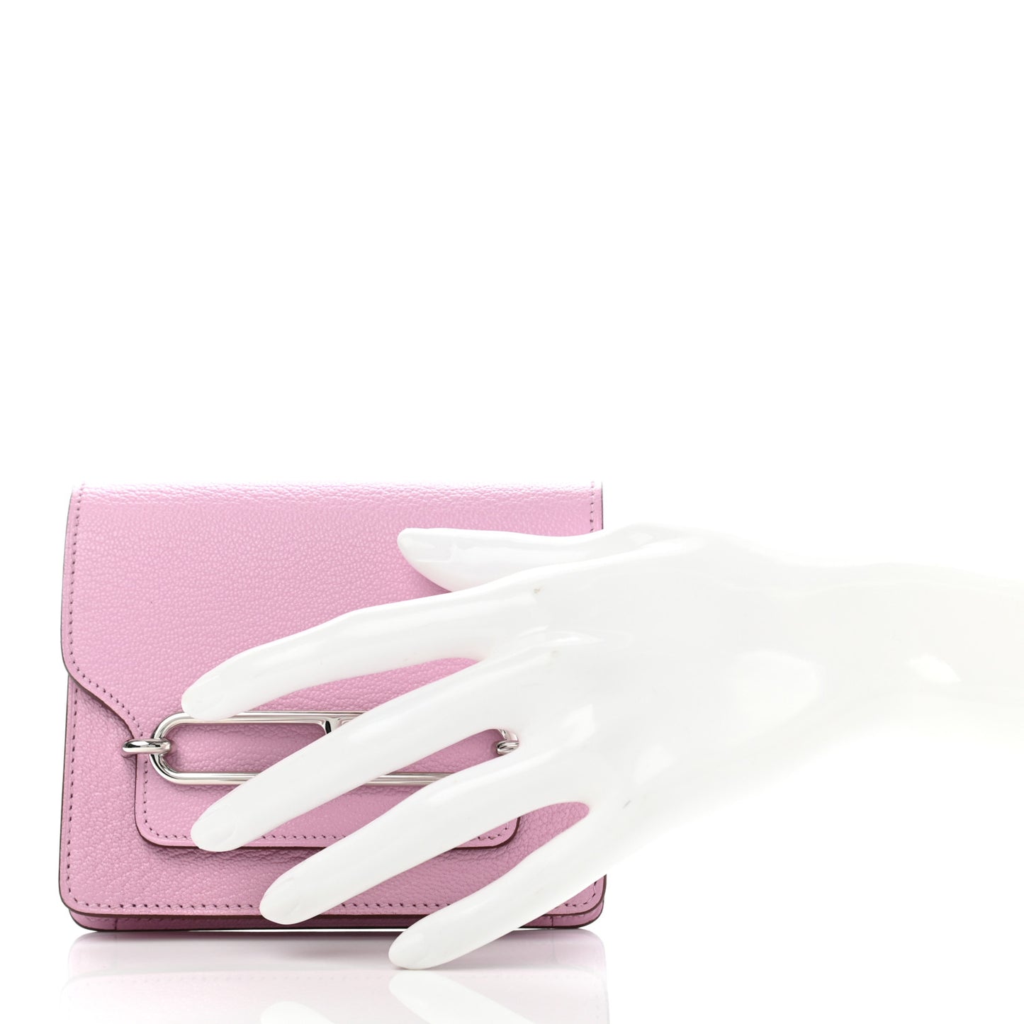 Chevre Mysore Roulis Slim Wallet Mauve Sylvestre