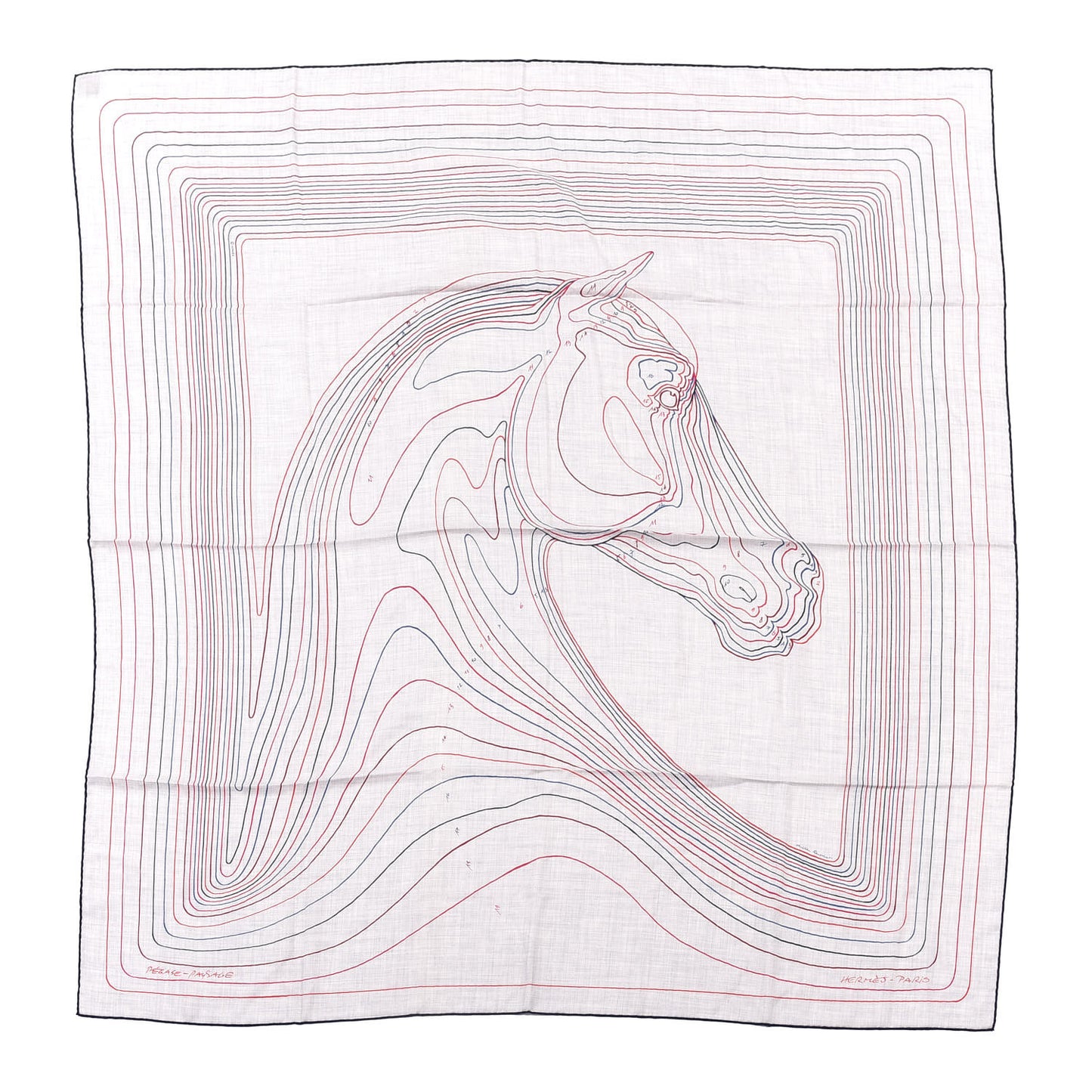 Cashmere Silk Pegase Paysage Shawl 140