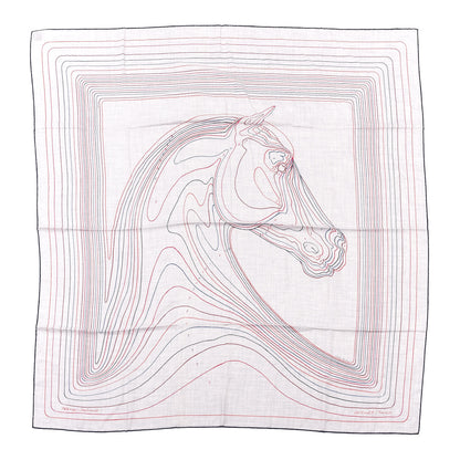 Hermes Cashmere Silk Pegase Paysage Shawl 140 1 of 6