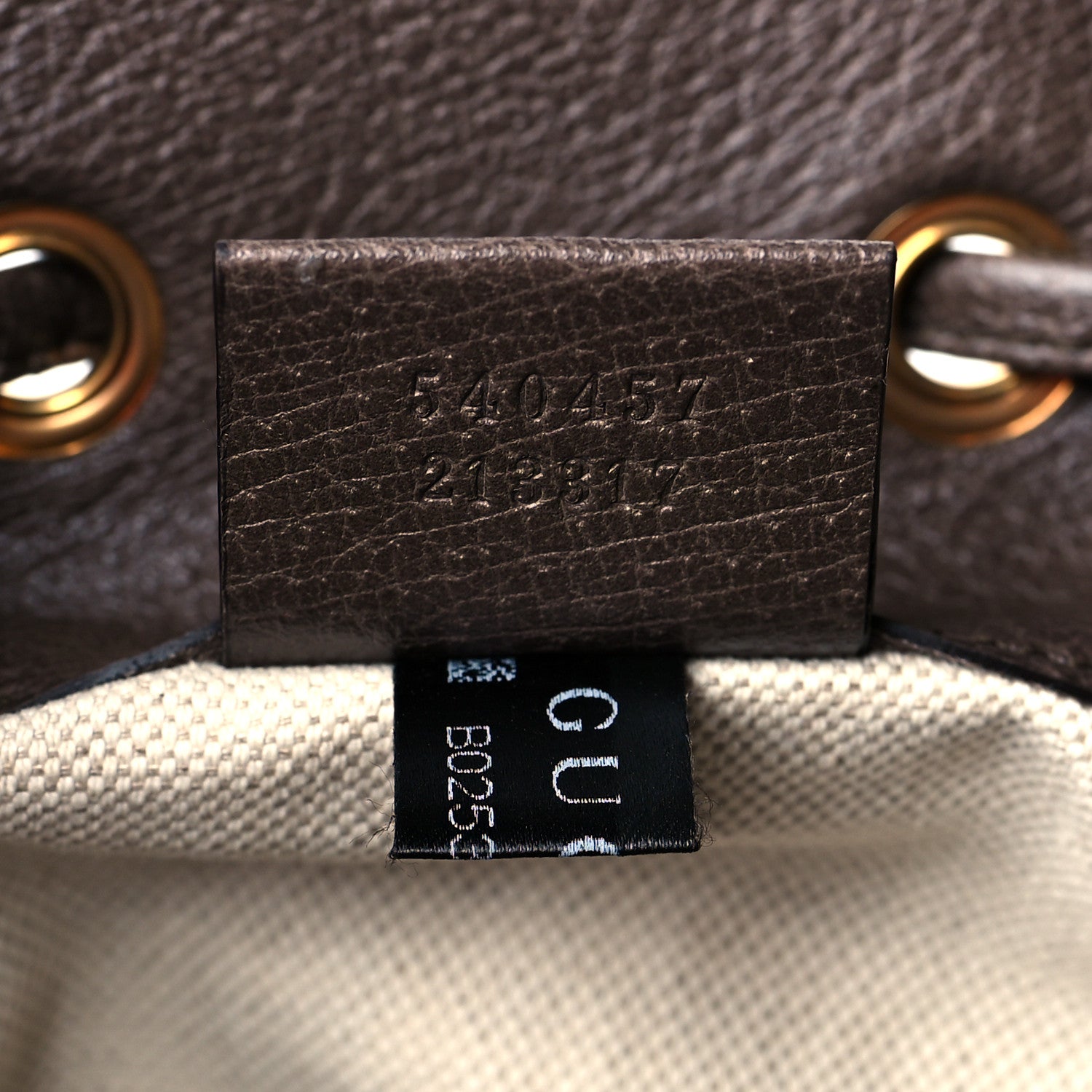 Gucci GG Supreme Monogram Web Ophidia Bucket Bag Brown 6 of 9