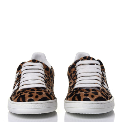 Louis Vuitton Calfskin Pony Hair Leopard Monogram Frontrow Sneakers 35 2 of 11