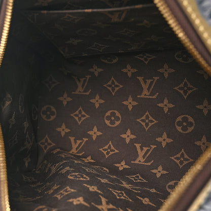 Louis Vuitton X FORNASETTI Calfskin Fornasetti Speedy Bandouliere 25 Gold 5 of 9