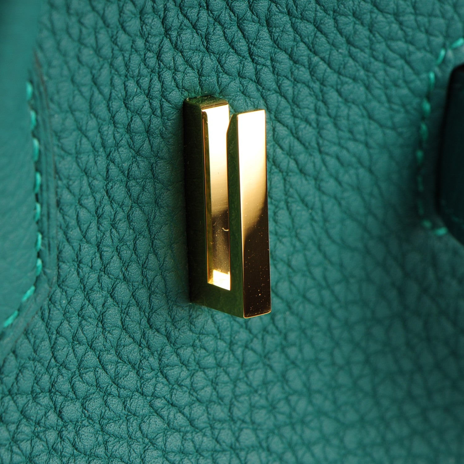 Hermes Togo Birkin 30 Malachite 17 of 28