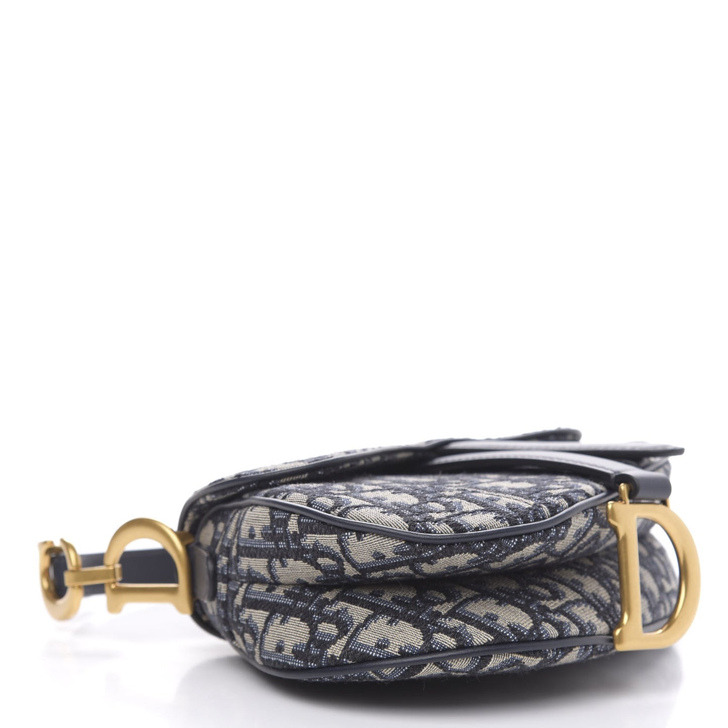 Oblique Mini Saddle Bag Blue