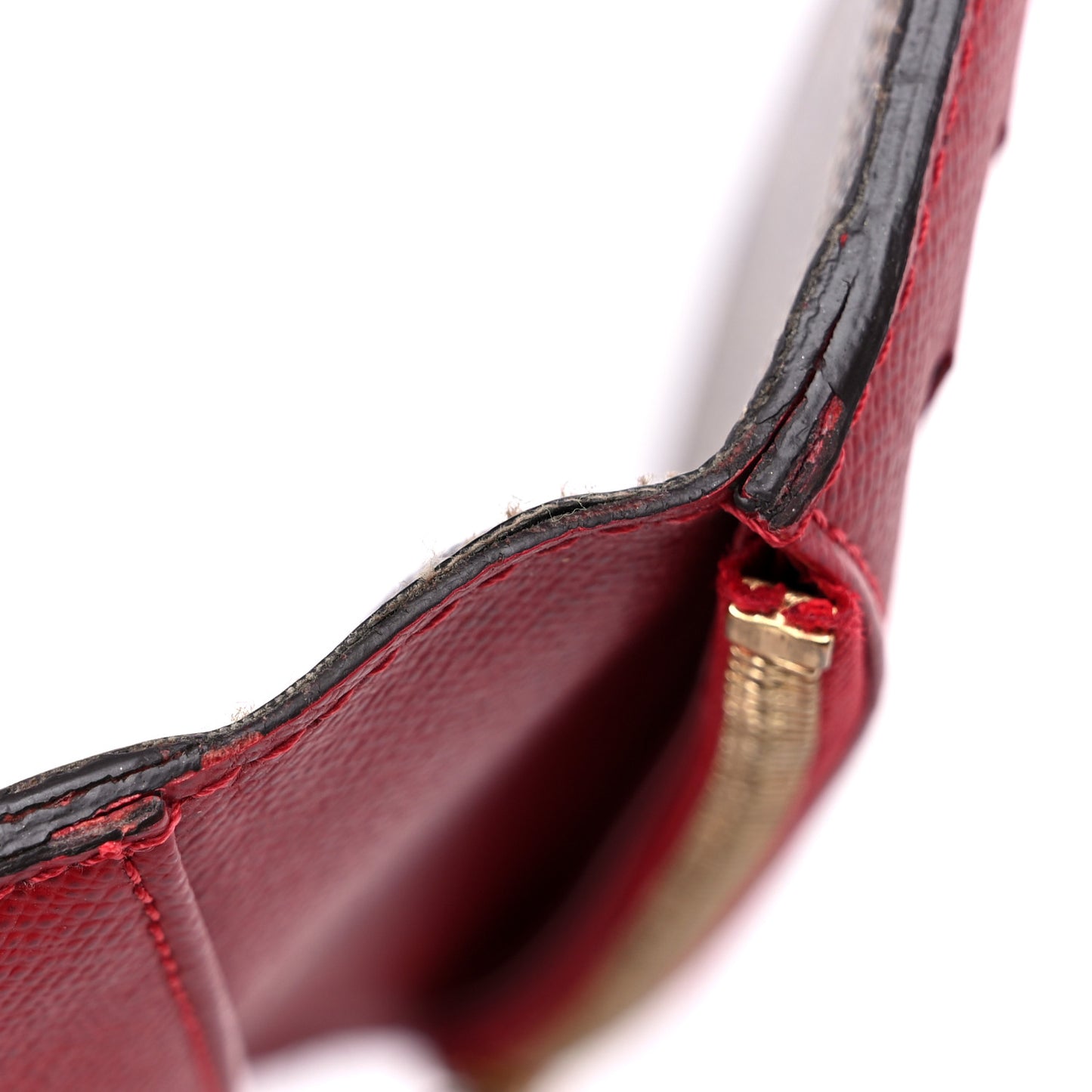 Damier Ebene Insolite Wallet Rouge