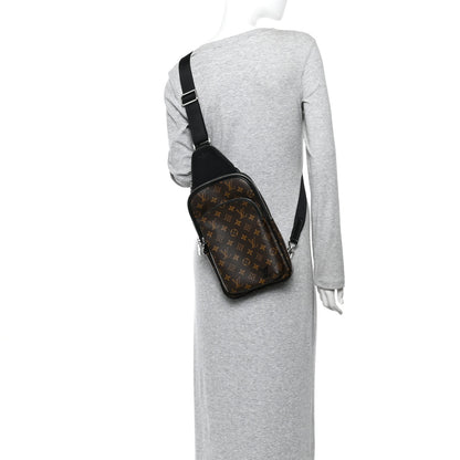 Louis Vuitton Monogram Macassar Avenue Sling Bag NM 2 of 9