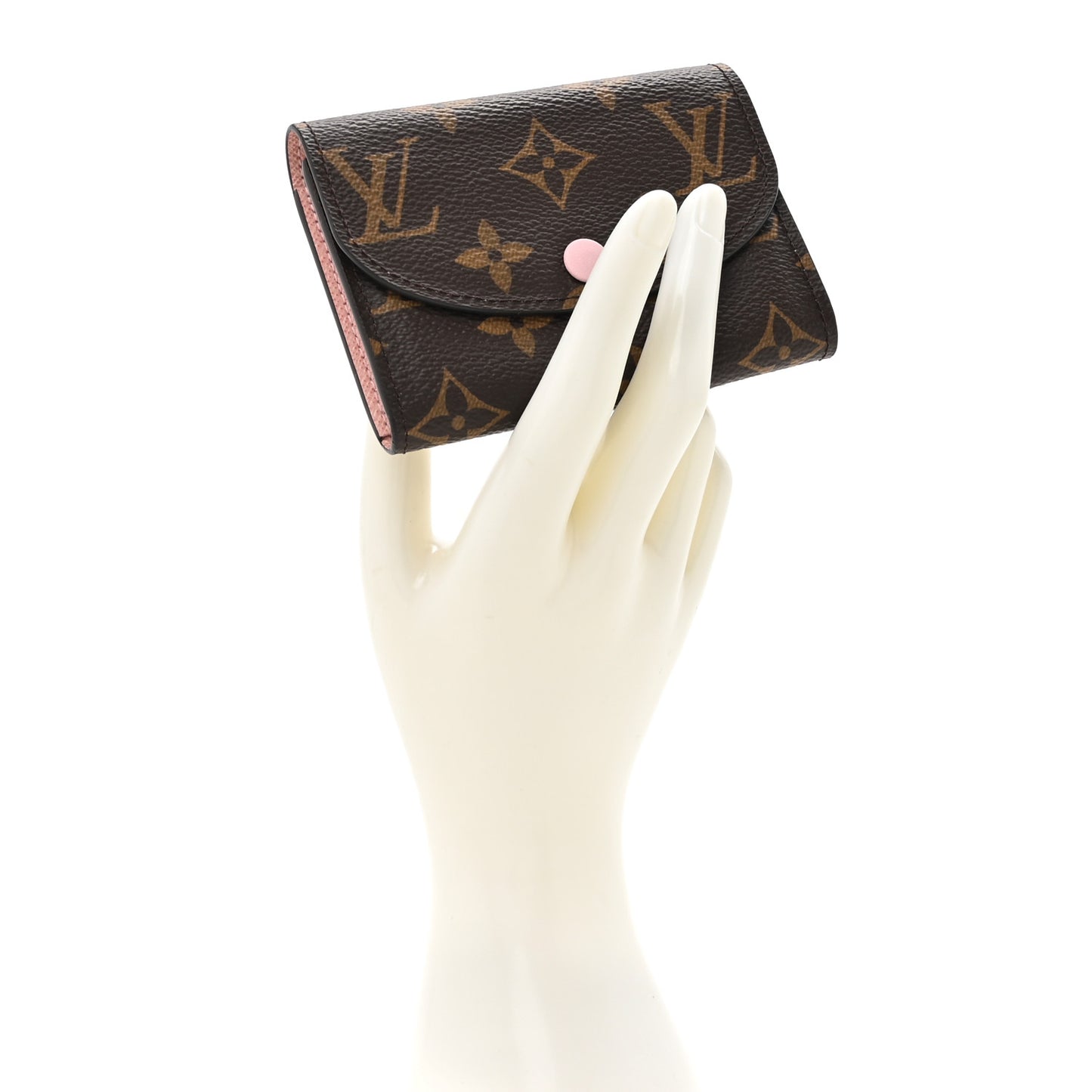 Monogram Rosalie Coin Purse Rose Ballerine