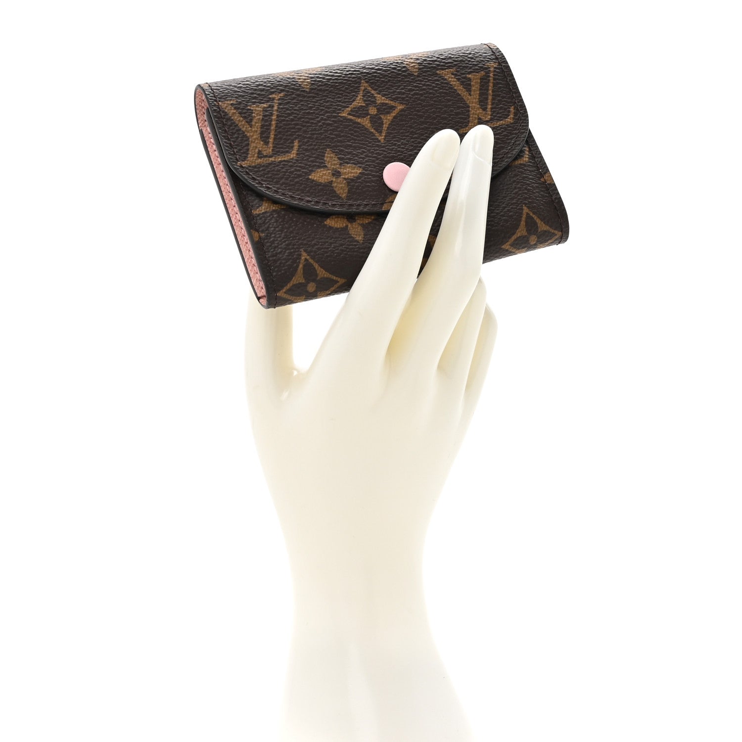 Louis Vuitton Monogram Rosalie Coin Purse Rose Ballerine 2 of 7