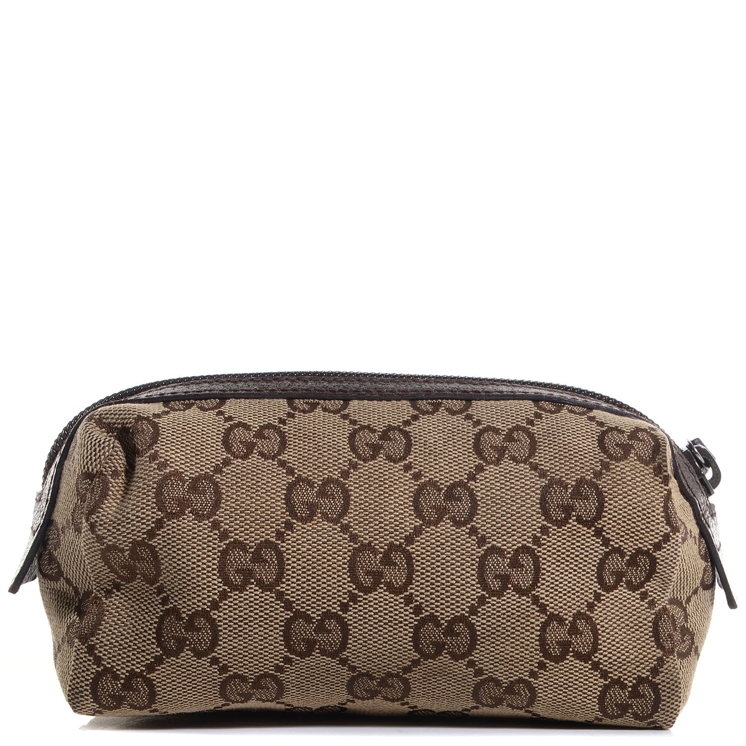 Gucci Monogram Small Balthus Cosmetic Case Beige Ebony Cocoa 1 of 7